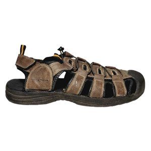 Field & Stream Mens Size 11 Brown Hiking Fisherman Adjustable Sandals